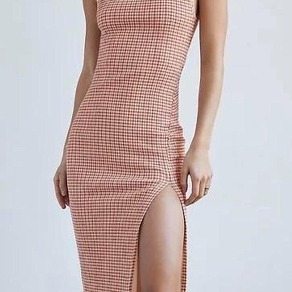 Wilfred Verona Dress - Sleeveless Sheath Midi Dress seersucker